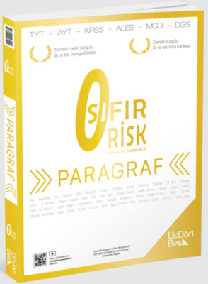 ÜÇ DÖRT BEŞ YAYINLARI 0 RİSK PARAGRAF