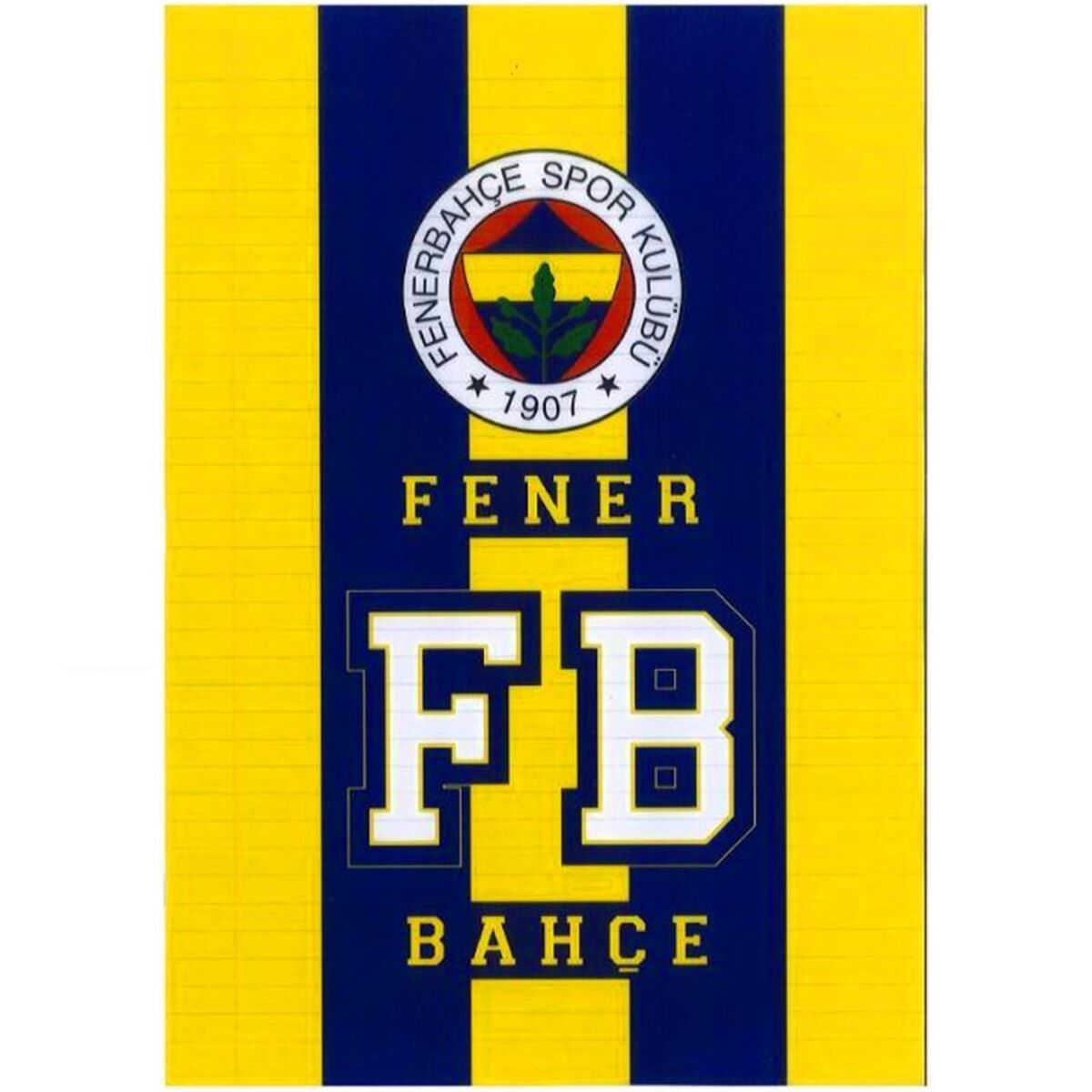 FENERBAHÇE DEFTER A4 PP KAPAK 60 YP ÇİZGİLİ 12 Lİ 463617