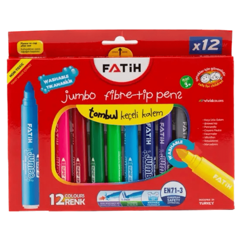 FATİH KEÇELİ KALEM 12Lİ JUMBO