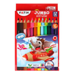 FATİH JUMBO BOY KURU BOYA 12Lİ