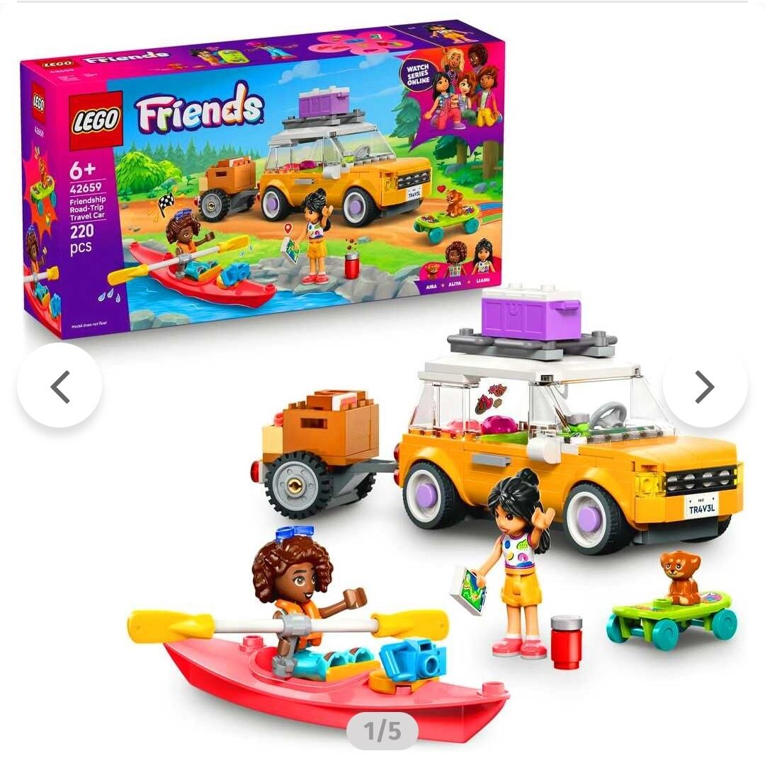 LEGO FRİENDS 42659 FRİENDSHİP ROAD TRİP TRAVEL CAR 220 PARÇA 6+