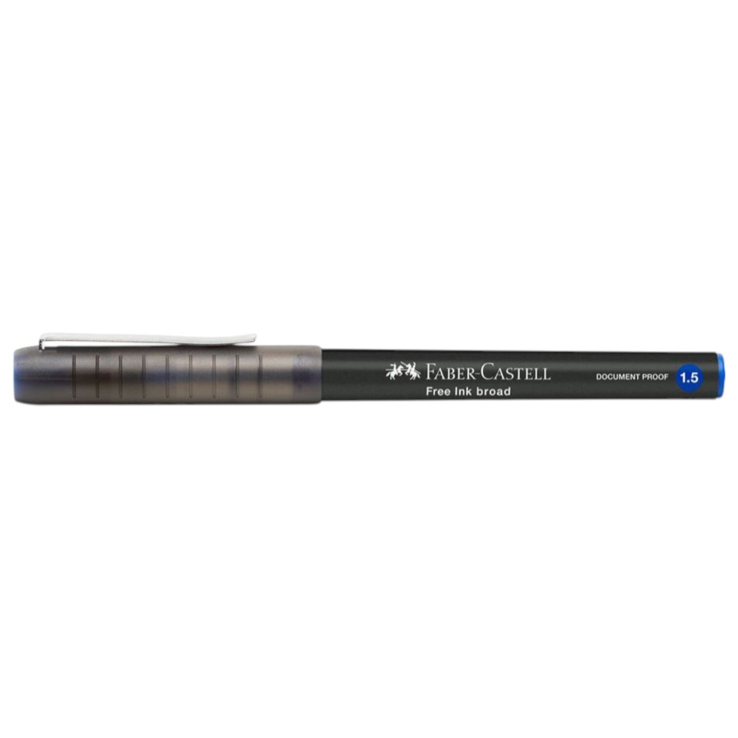 Faber-Castell free ink broad rollerball pen 1.5 mm blue