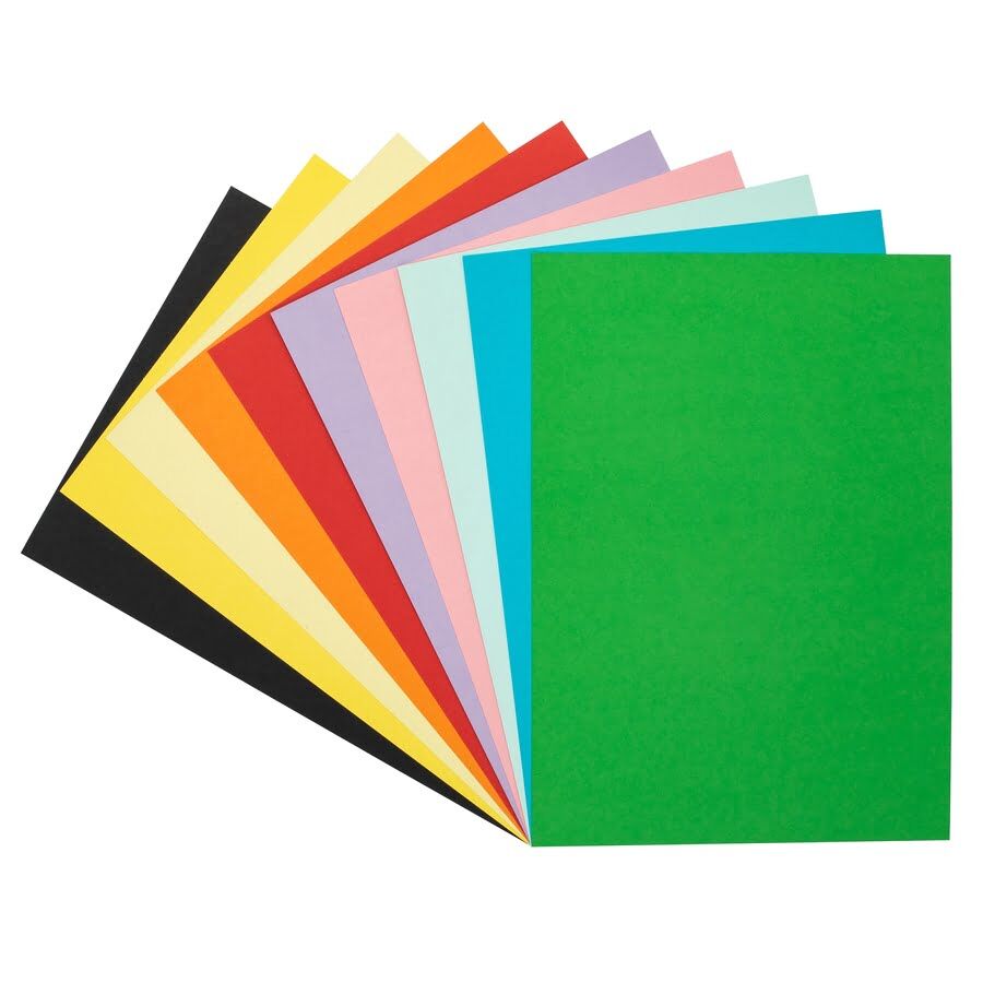 Puti Fon Kartonu Pastel Renkler 25*35 10 Lu