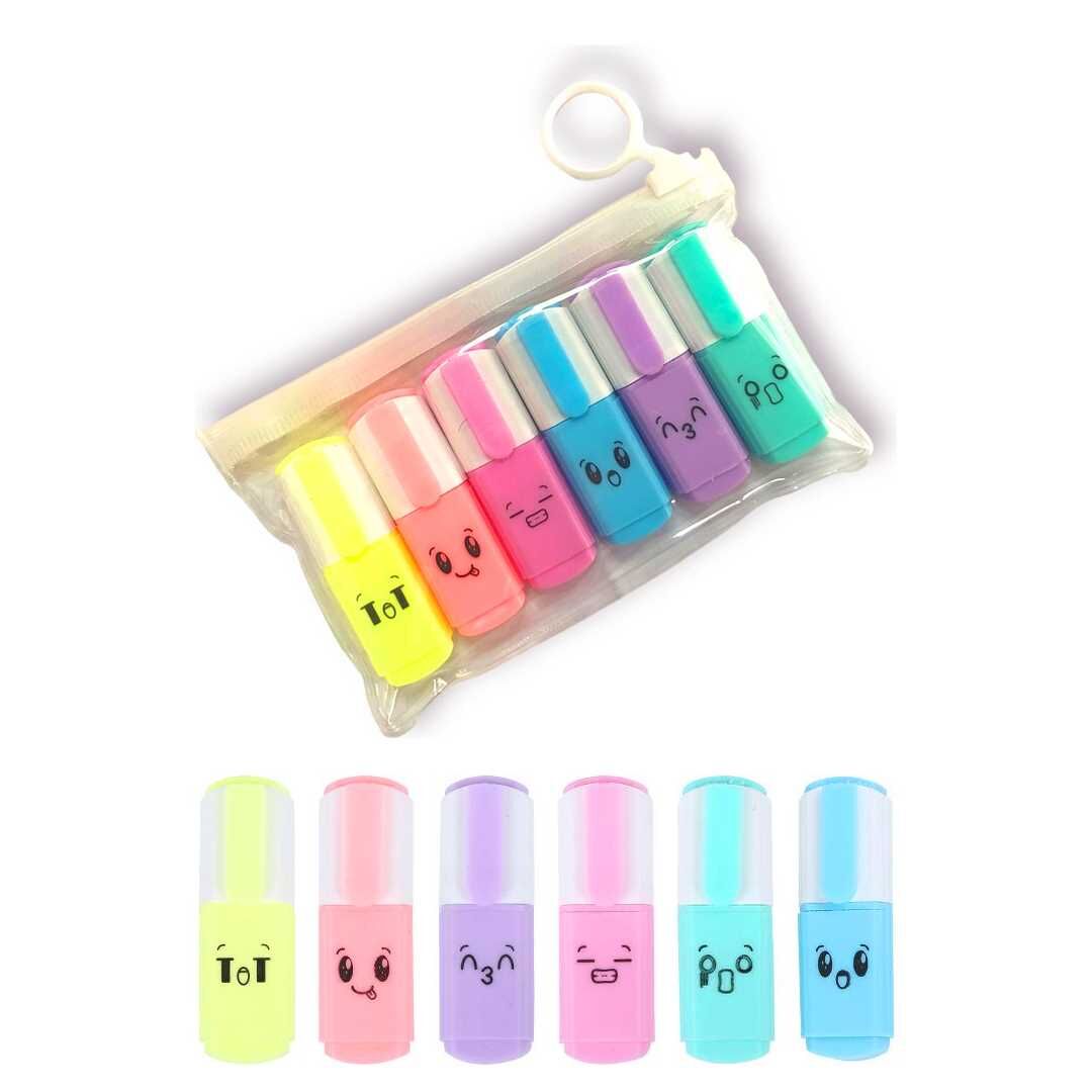 TİANHAO FOSFORLU KALEM MİNİ EMOJİ 6 RENK
