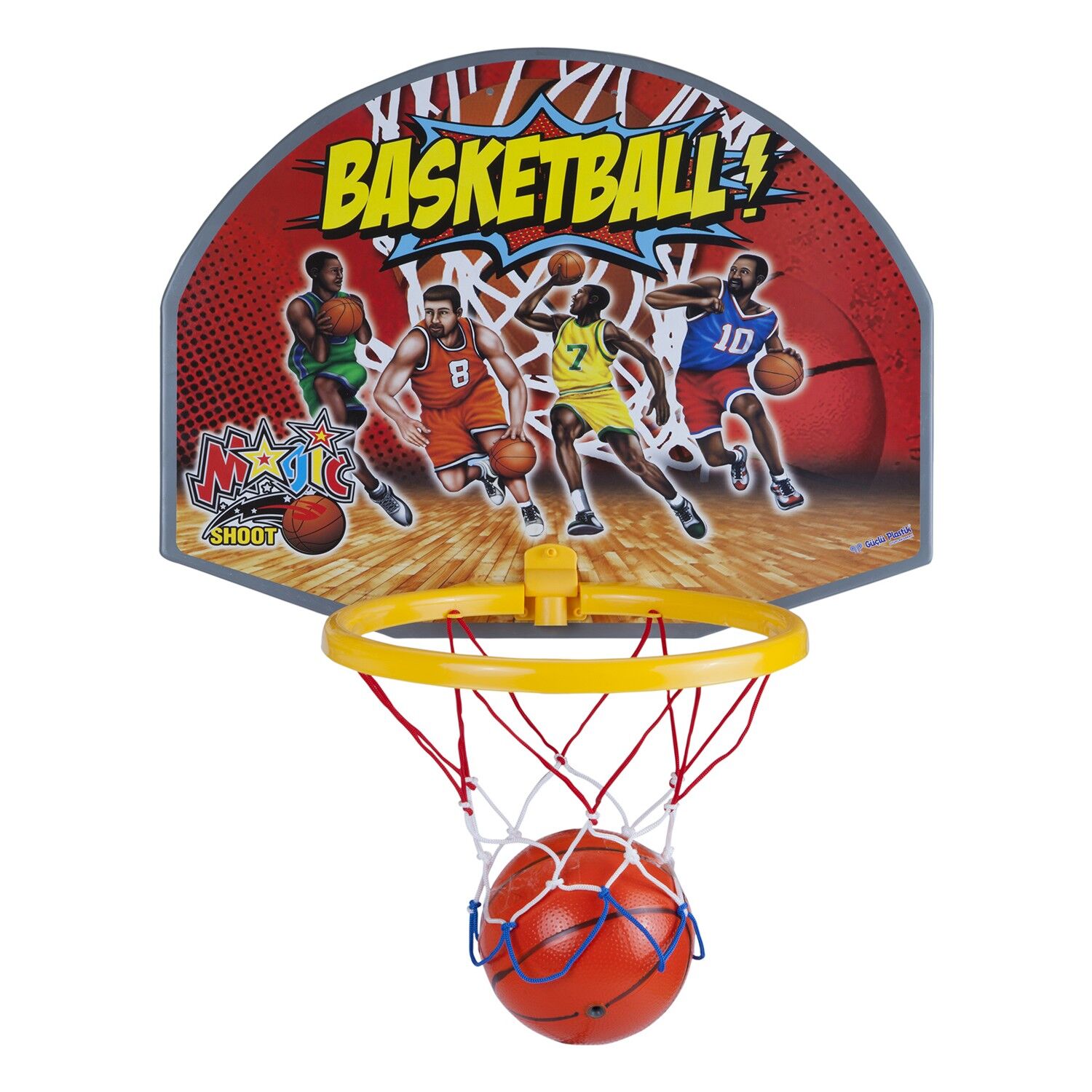 Renkli Basketbol Çemberi Ağı Basket Potası Oyuncak Süper Pota