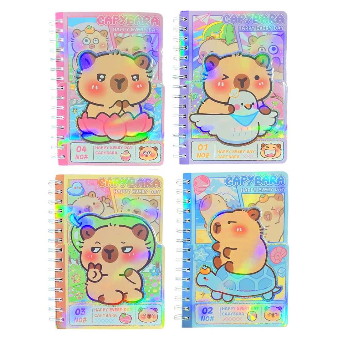 MUNİS CAPYBARA NOT DEFTERİ GL00537 A5 SPİRALLİ  HOLOGRAMLI