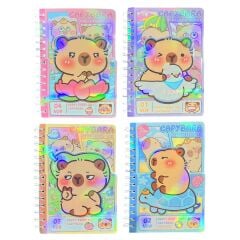 MUNİS CAPYBARA NOT DEFTERİ GL00537 A5 SPİRALLİ  HOLOGRAMLI
