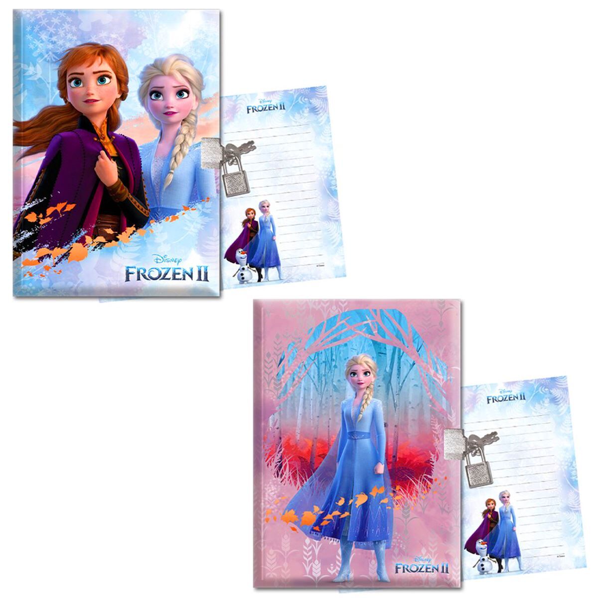 FROZEN II HATIRA DEFTERİ 14x20 KİLİTLİ 80 YP