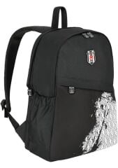 Beşiktaş Me Okul Sırt Çantası Beşiktaş Gümüş Logo Detaylı