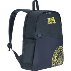 FENERBAHÇE LİSANSLI ME ÇANTA SARI LOGO DETAYLI LACİVERT SIRT ÇANTASI