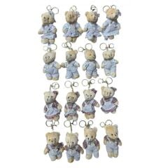 KZL PELÜŞ ANAHTARLIK AYICIK 12 Lİ