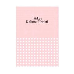 MCOLOR KELİME FİHRİSTİ TÜRKÇE 14x20 DİKİŞLİ KARTON KAPAK