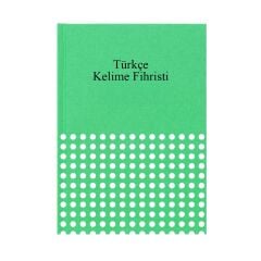 MCOLOR KELİME FİHRİSTİ TÜRKÇE 14x20 DİKİŞLİ KARTON KAPAK