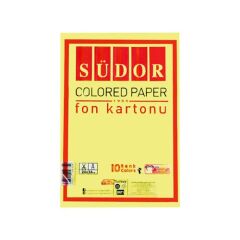 8696511156354 SÜDOR FON KARTONU 25x35 100 GR 10 RENK