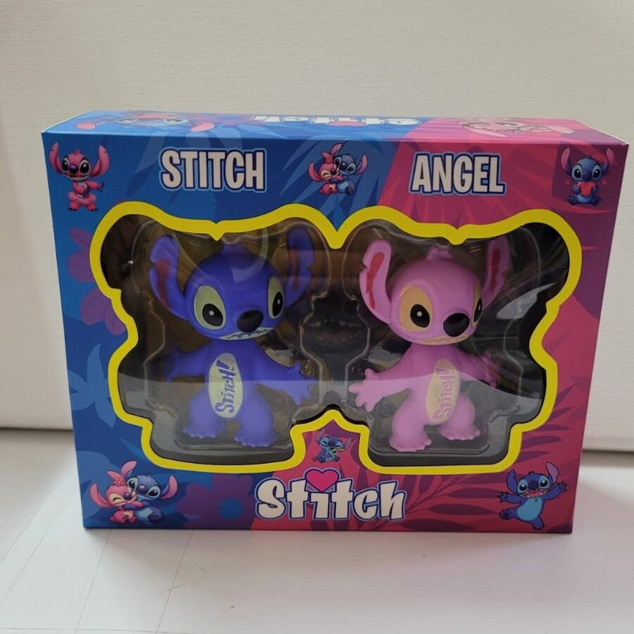 STİTCH ve ANGEL OYUNCAK FİGÜR GOLD TOYS ORTA BOY