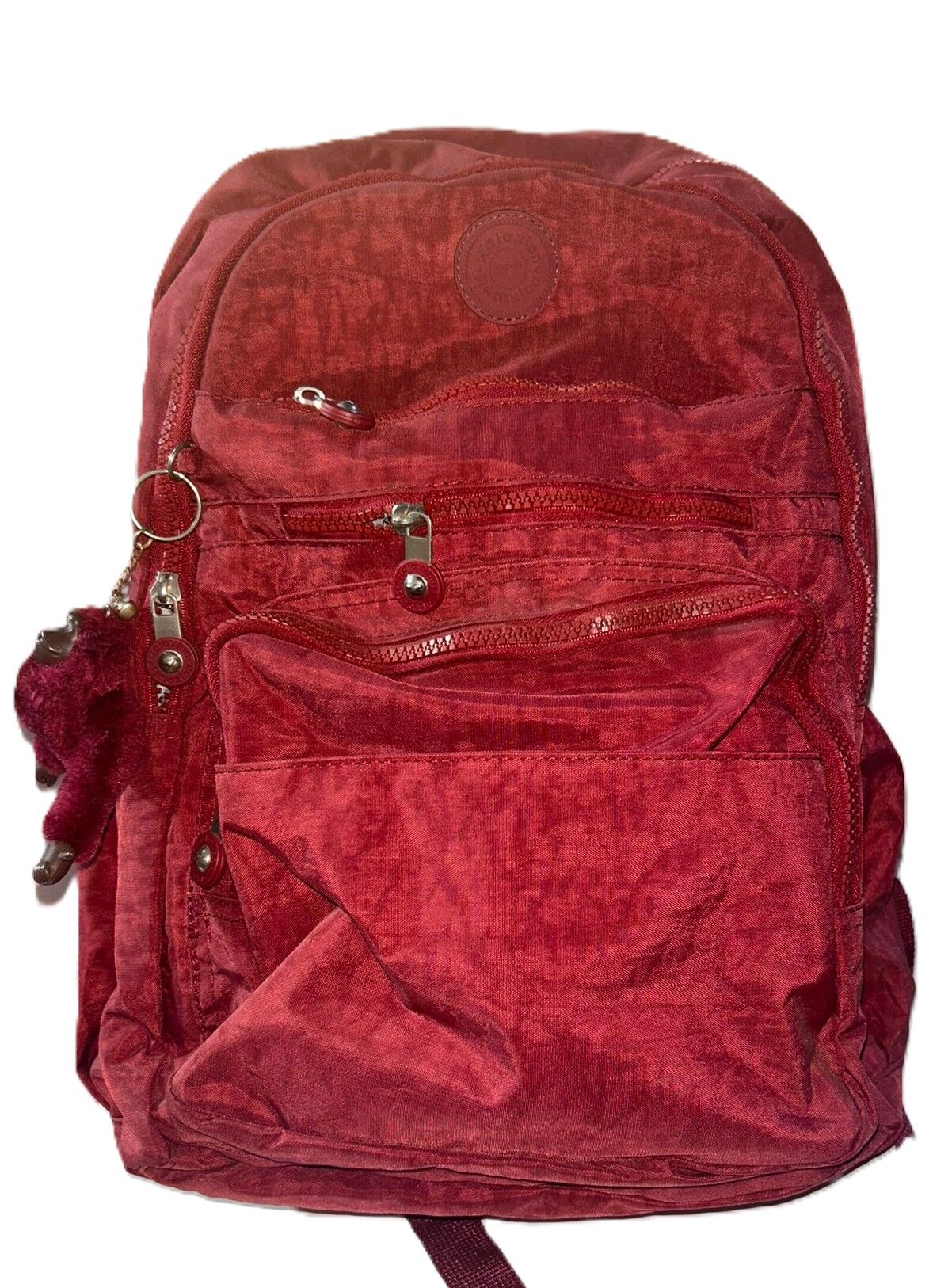 Relaxion 1630 Sugeçirmez Krinkıl Kumaş Sırt Çantası Bordo