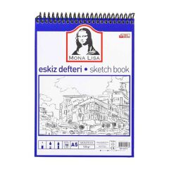MONALİSA ESKİZ DEFTERİ A5 SPİRALLİ 120 GR 50 YP MN13-5