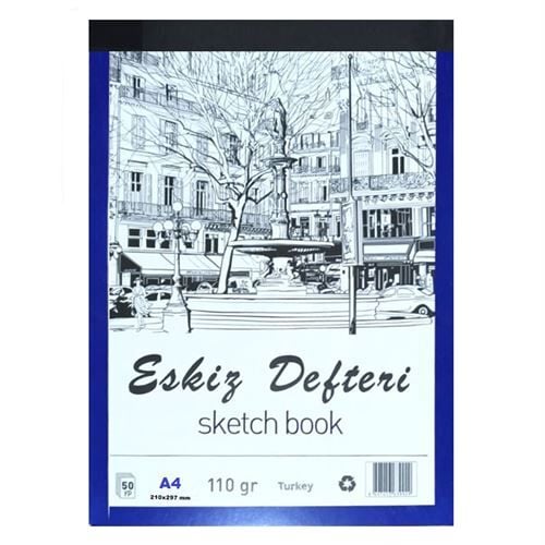 MCOLOR ESKİZ DEFTERİ A4 DİKİŞLİ 110 GR 50 YP