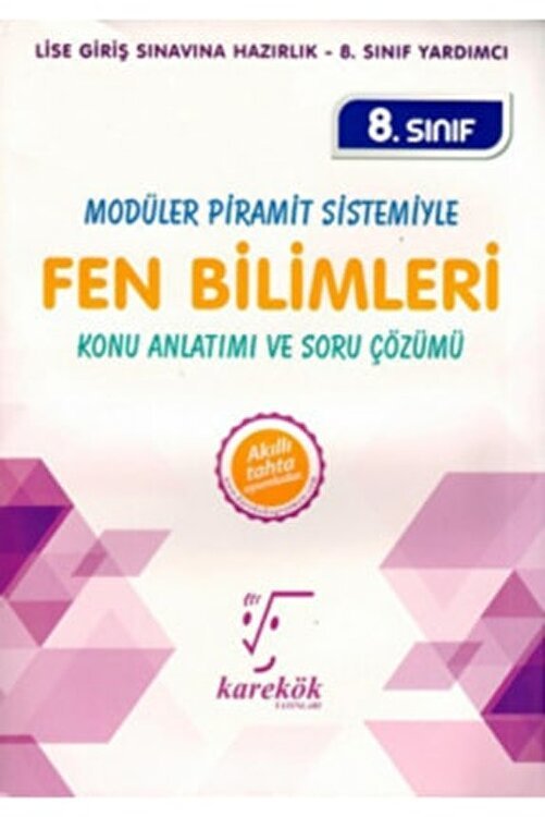 KAREKÖK YAYINLARI 8. SINIF MODÜLER PİRAMİT SİSTEMİYLE FEN BİLİMLERİ