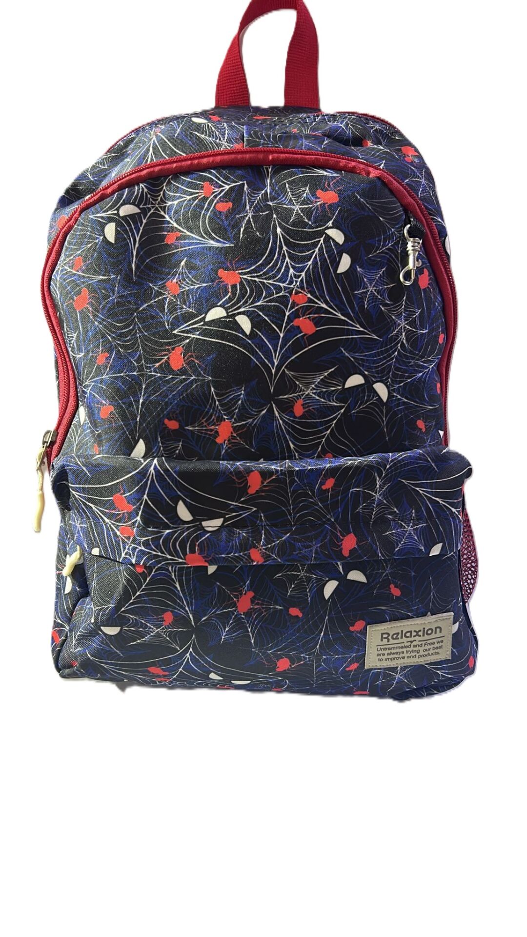 Relaxion 8640 Ilk Okul Çantası Örümcek Adam Ağ Desenli