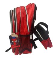 Örümcek Adam Desenli Erkek Çocuk Okul Çantası ve Beslenme Çantası Seti