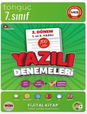 7. Sınıf Yazılı Denemeleri 2. Dönem 1 ve 2. Yazılı Tonguç Akademi