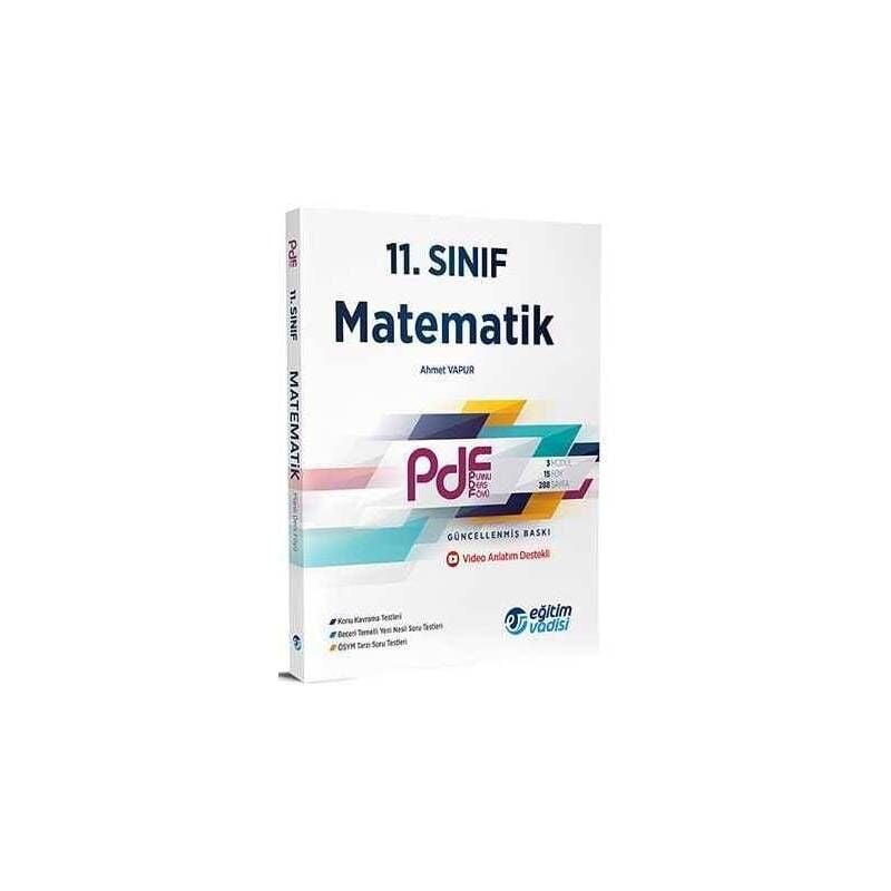11. Sınıf Matematik Güncel PDF Planlı Ders Föyü Eğitim Vadisi Yayınları