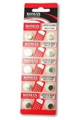 KOMAX ALKALİNA BATTERY 10 LU LR721/LR58